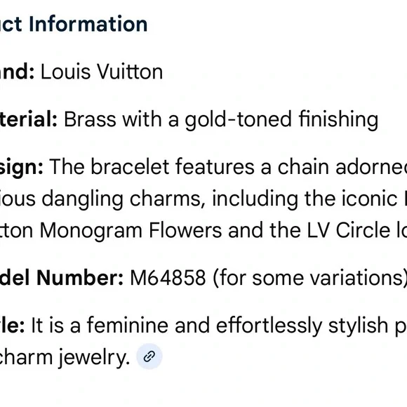 Louis Vuitton Blooming Supple Bracelet - Picture 3 of 3